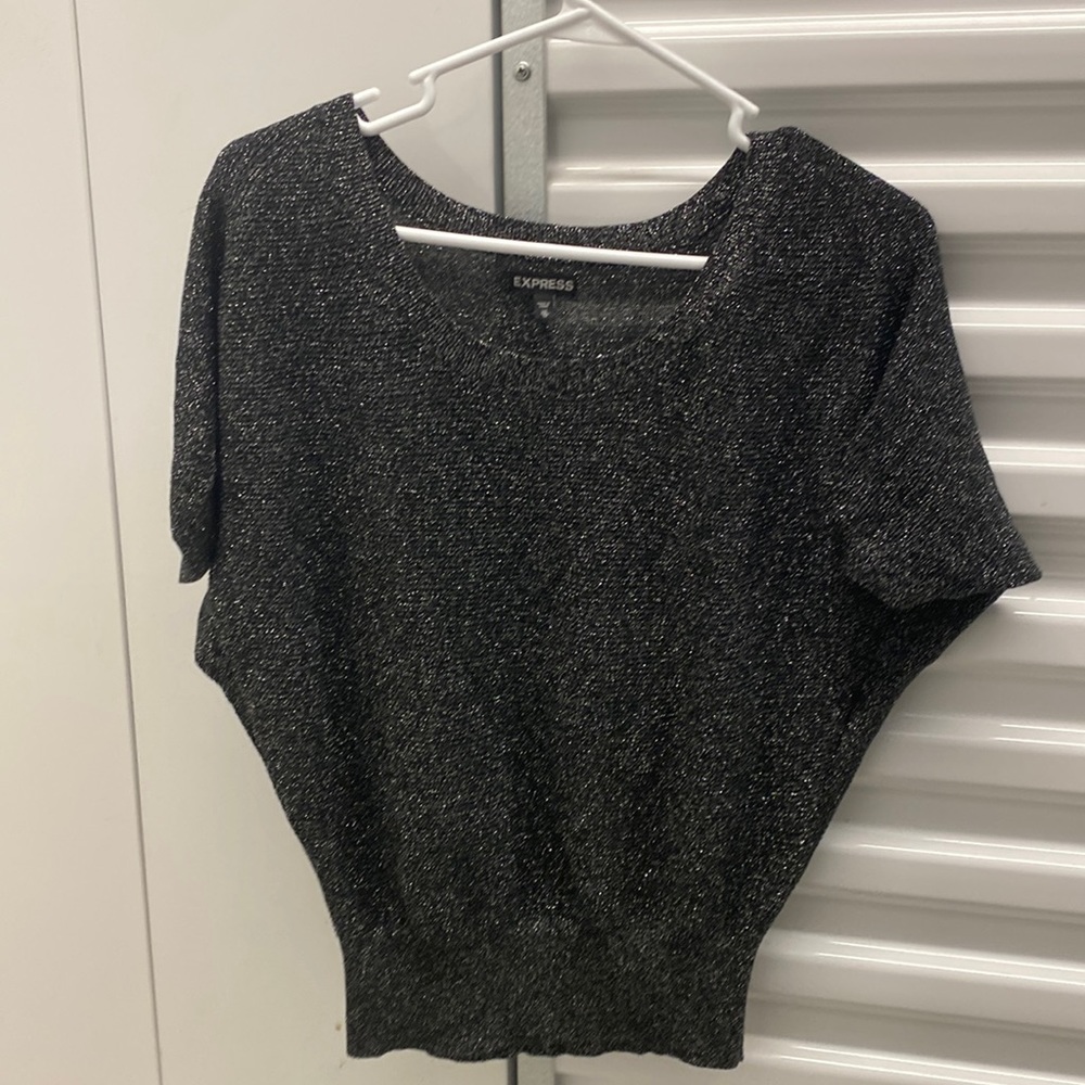 Express sparkly party sweater xs
